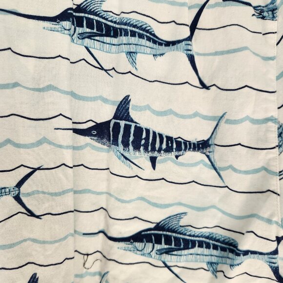 Clearwater Outfitters Shirt Fish Print Swordfish Sailfish Baja Button Up XL EUC - Picture 7 of 12